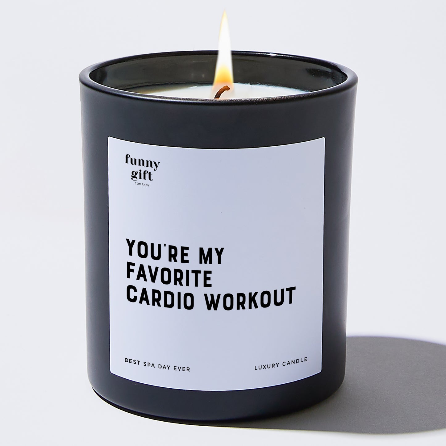 Anniversary Present - You're My Favorite Cardio Workout - Candle