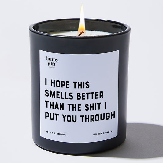 Gift for Father I Hope This Smells Better Than The Shit I Put You Through - Funny Gift Company