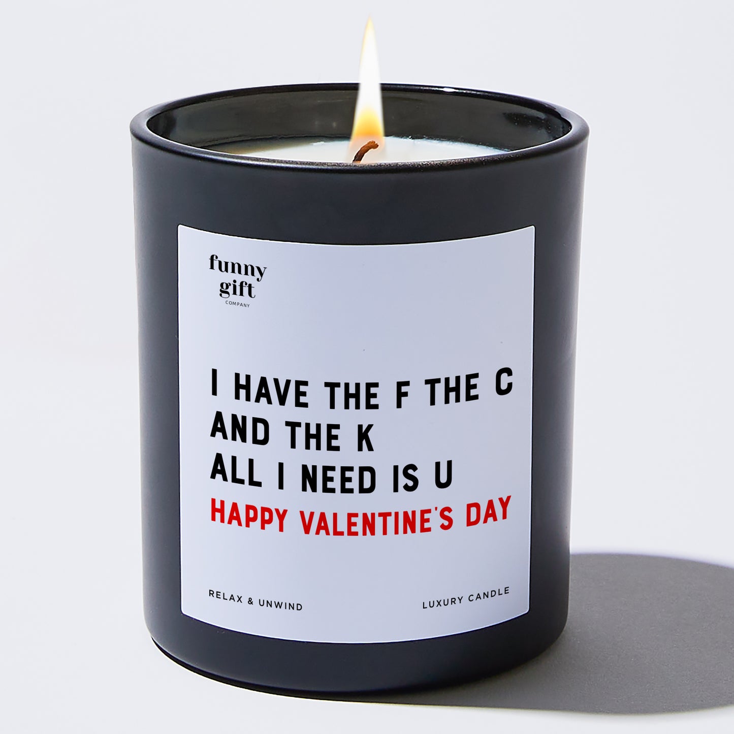 Anniversary I Have the F, the C, and the K. All I Need is U. Happy Valentine's Day - Funny Gift Company