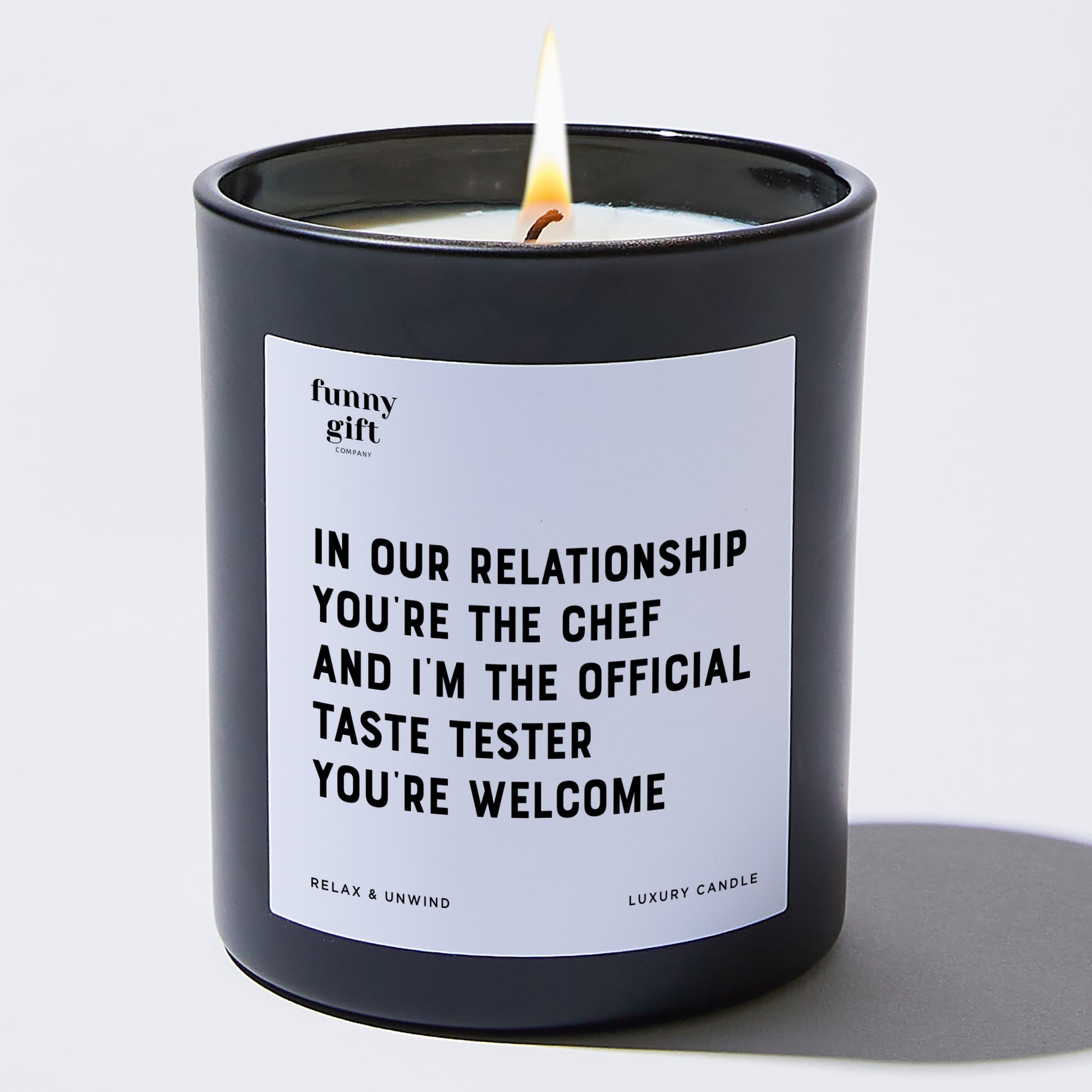 Anniversary In Our Relationship, You're the Chef, and I'm the Official Taste Tester. You're Welcome. - Funny Gift Company