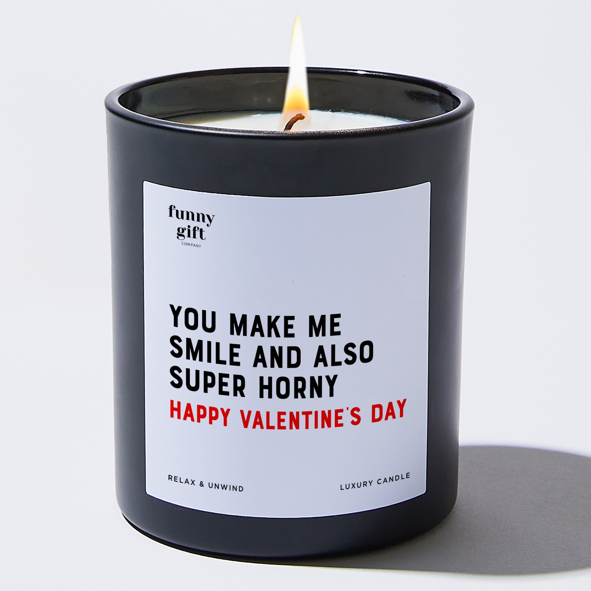 Anniversary You Make Me Smile and Also Super Horny Happy Valentine's Day - Funny Gift Company