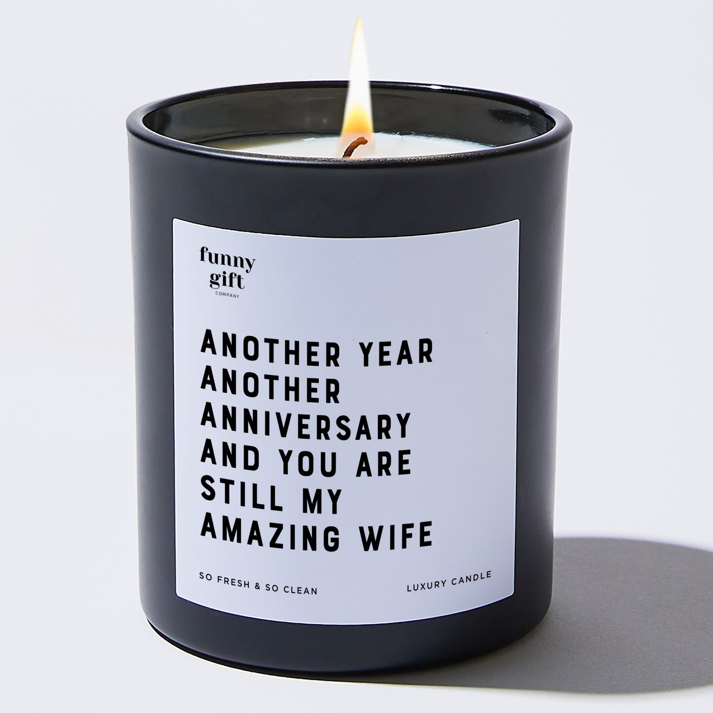 Anniversary Gift - Another Year, Another Anniversary, and You Are Still My Amazing Wife - Candle