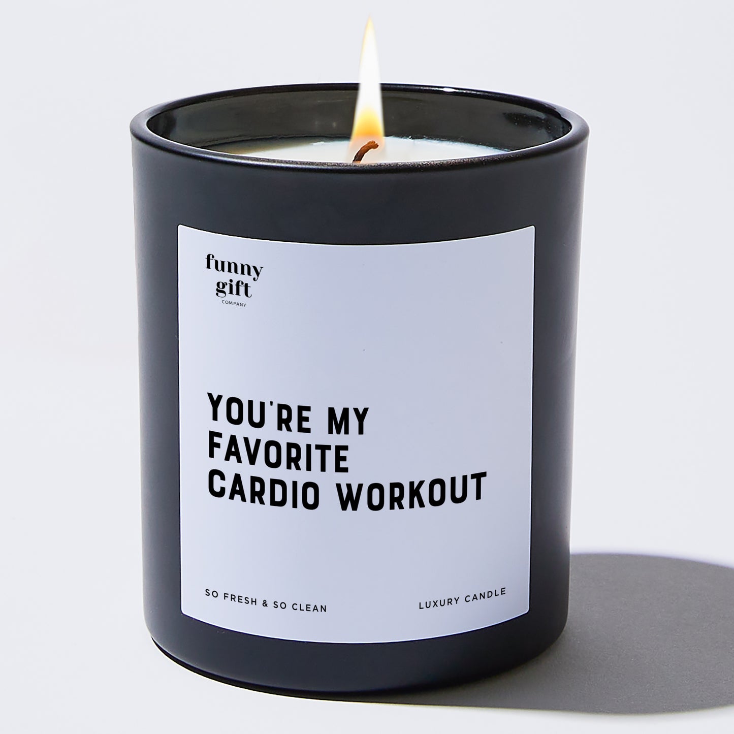 Anniversary Present - You're My Favorite Cardio Workout - Candle