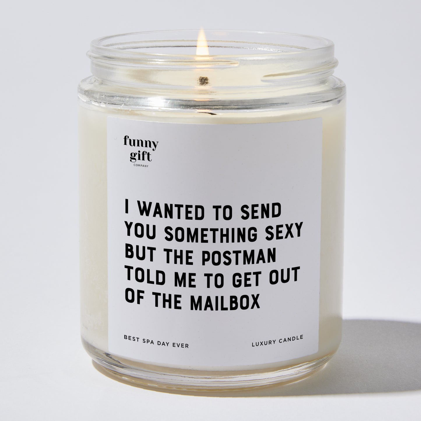 Anniversary Present - I Wanted to Send You Something S--y but the Postman Told Me to Get Out of the Mailbox - Candle