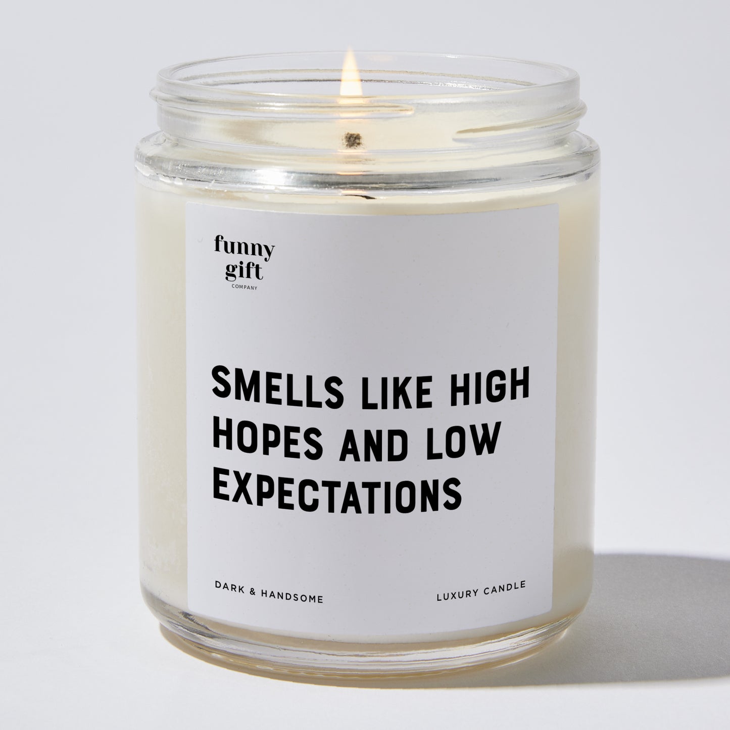 Funny Candles - Smells Like High Hopes and Low Expectations - Candle