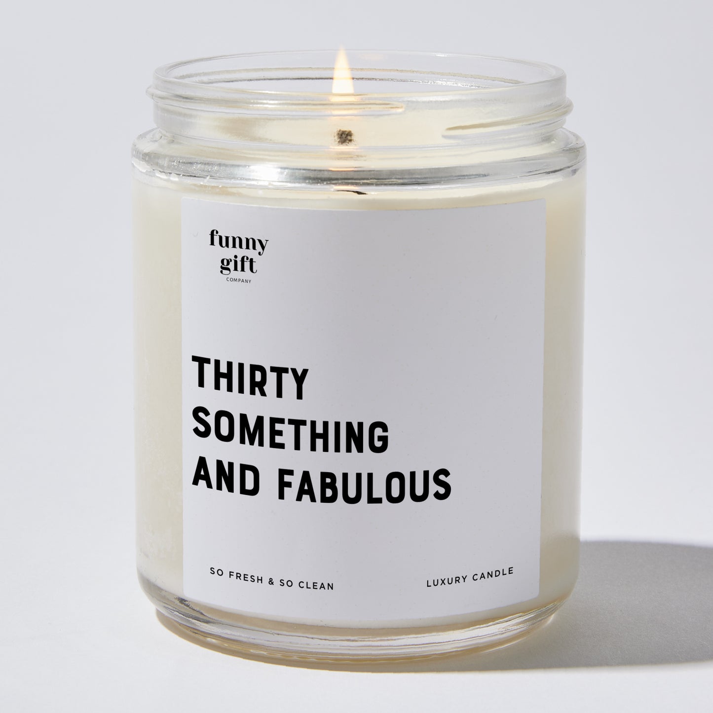 Happy Birthday Gift - Thirty Something And Fabulous - Candle