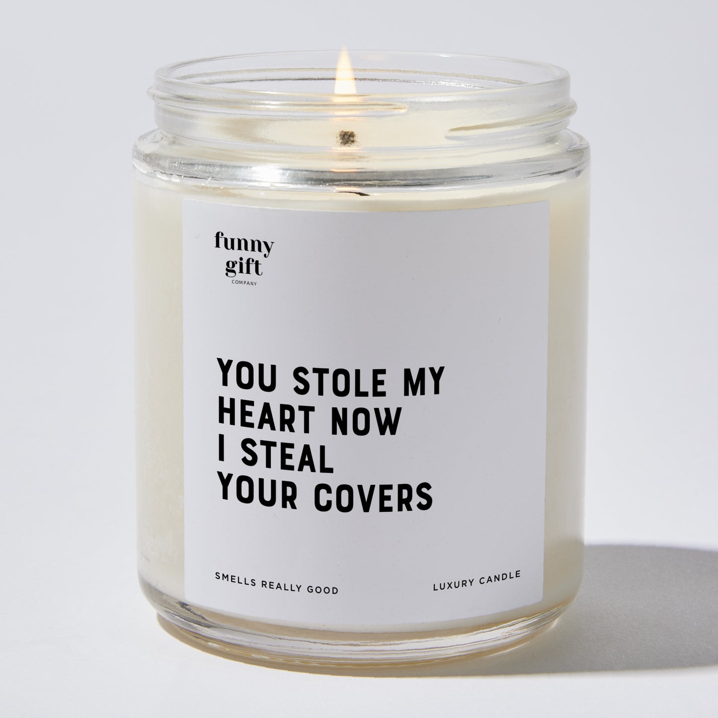 Anniversary Present - You Stole My Heart Now I Steal Your Covers - Candle