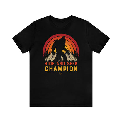 Mens T Shirts - Hide and Seek Champion - Funny Men T Shirts