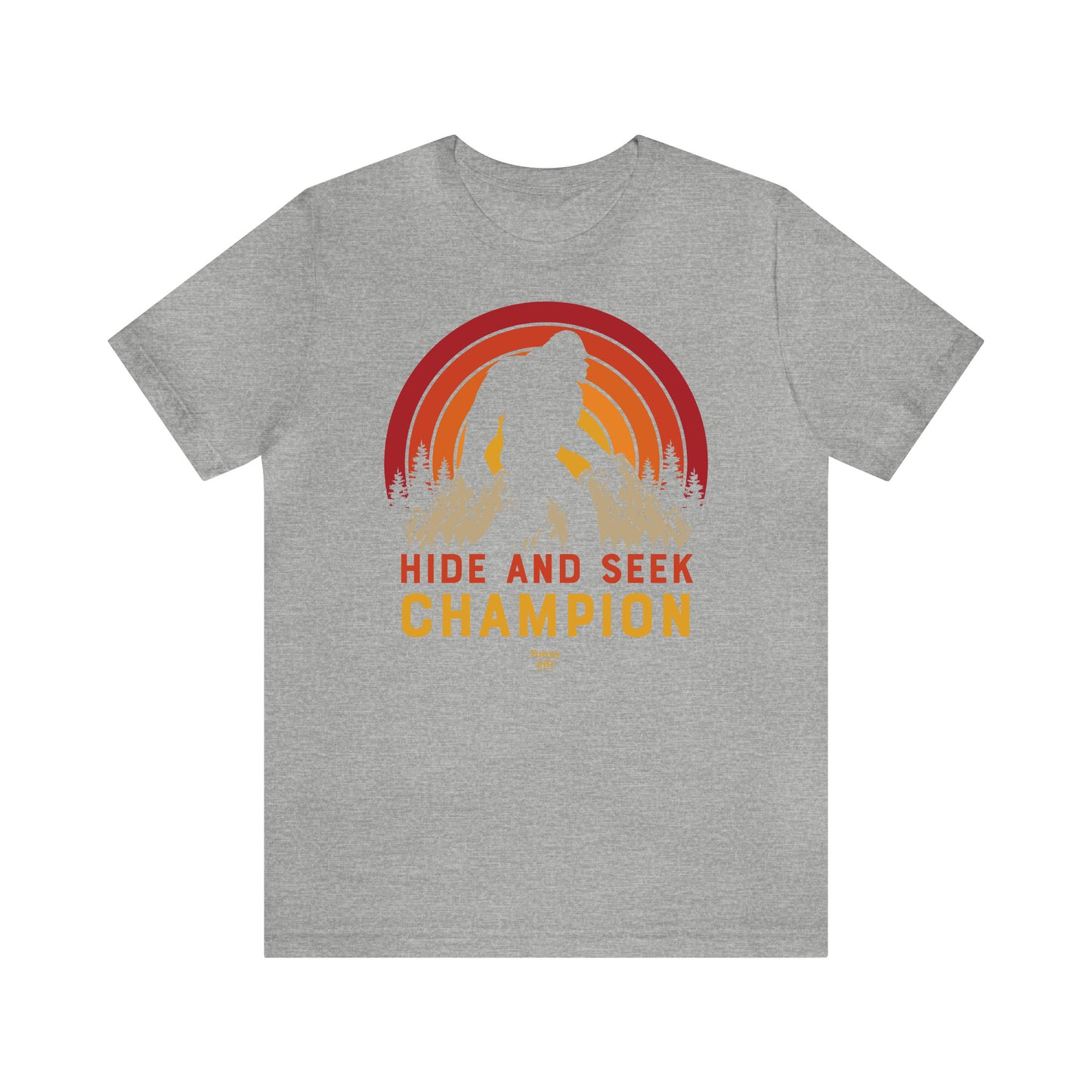 Mens T Shirts - Hide and Seek Champion - Funny Men T Shirts