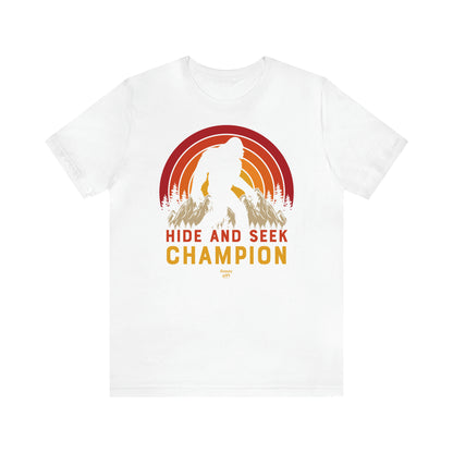 Men's T Shirts Hide and Seek Champion - Funny Gift Company