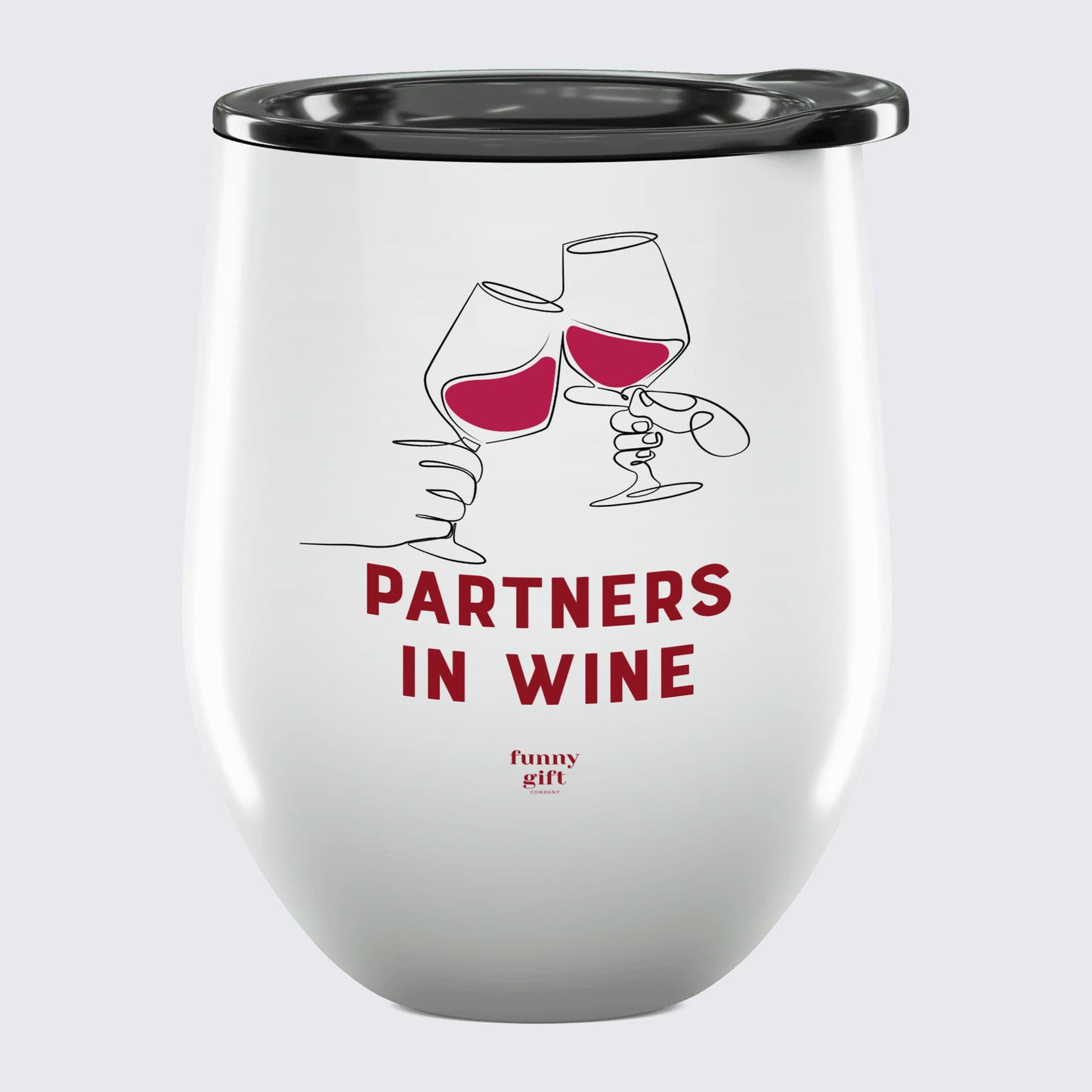 Wine Tumbler Partners in Wine - Unique and Funny Gift Shop