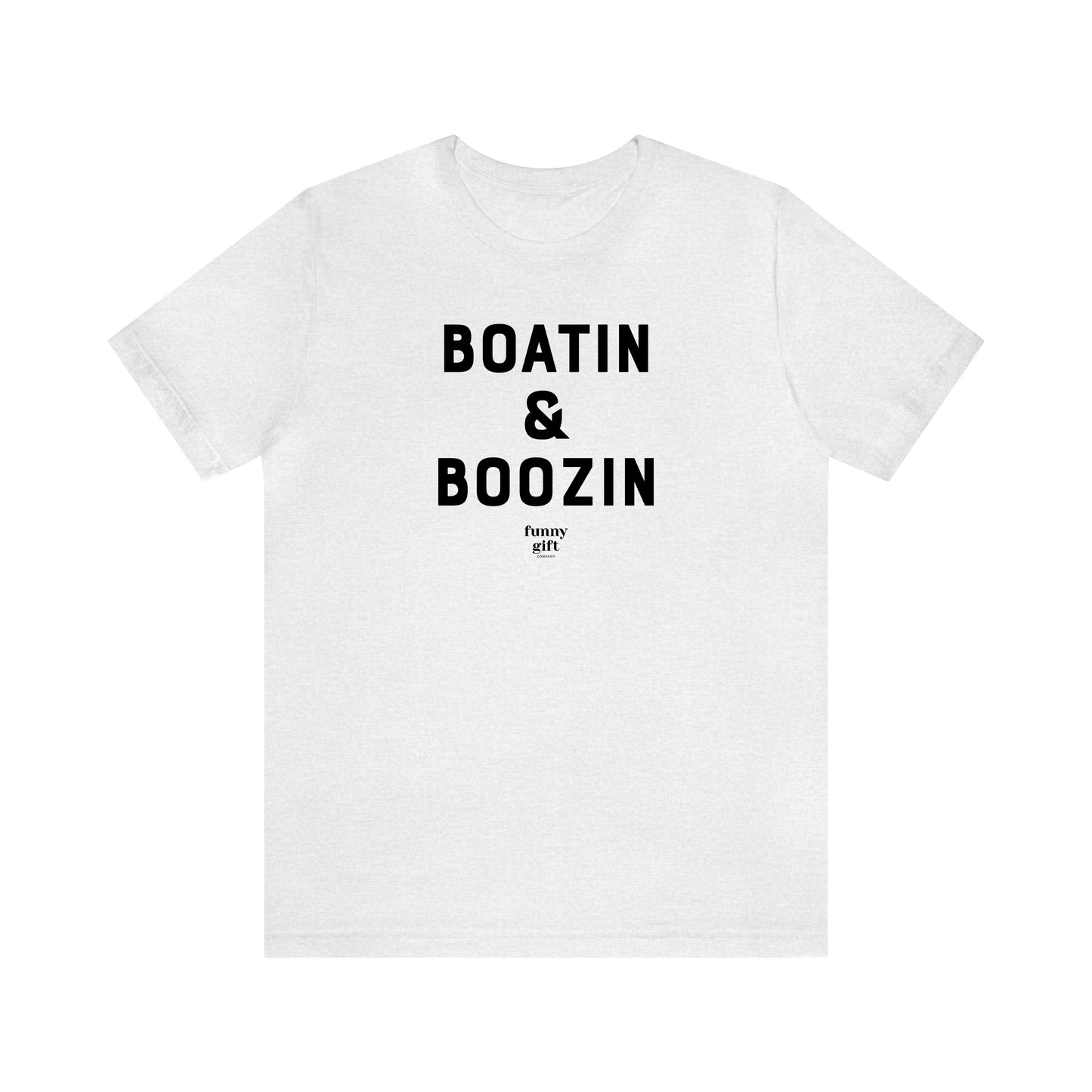 Funny Shirts for Women - Boatin & Boozin - Women's T Shirts