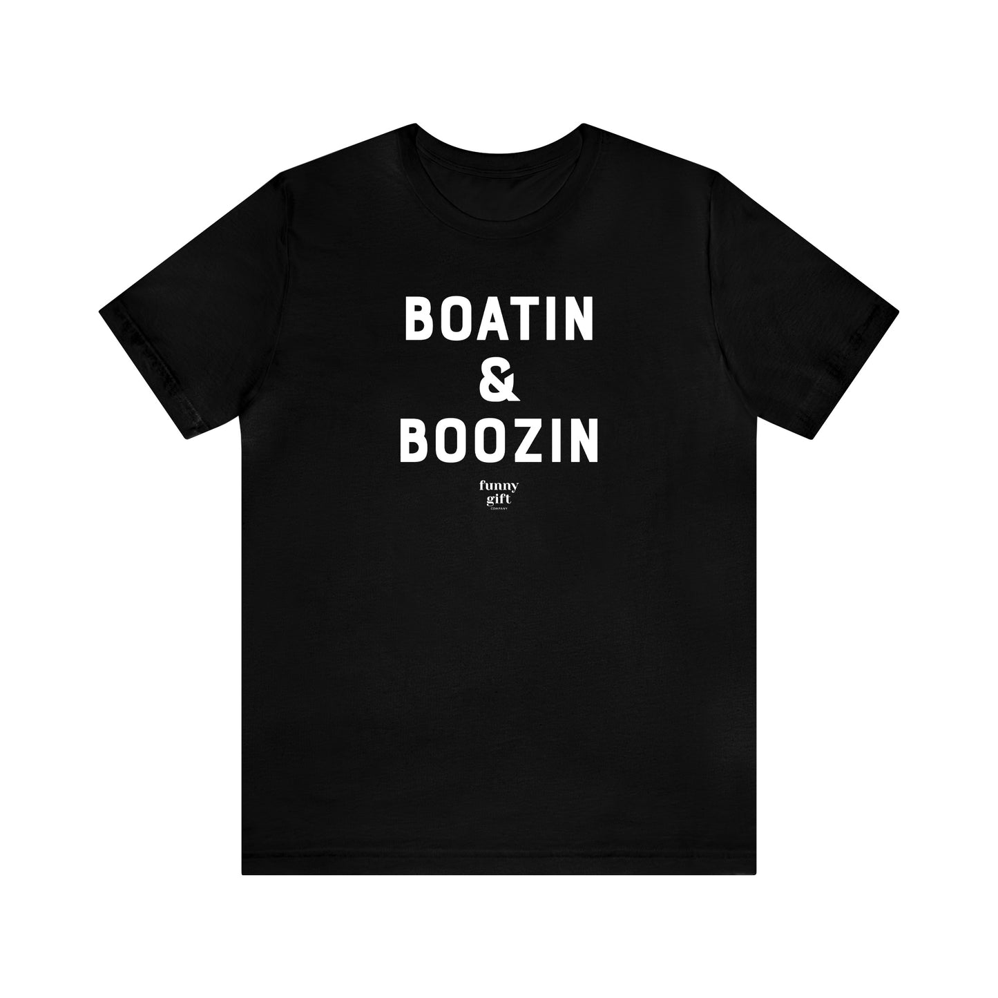 Funny Shirts for Women - Boatin & Boozin - Women's T Shirts