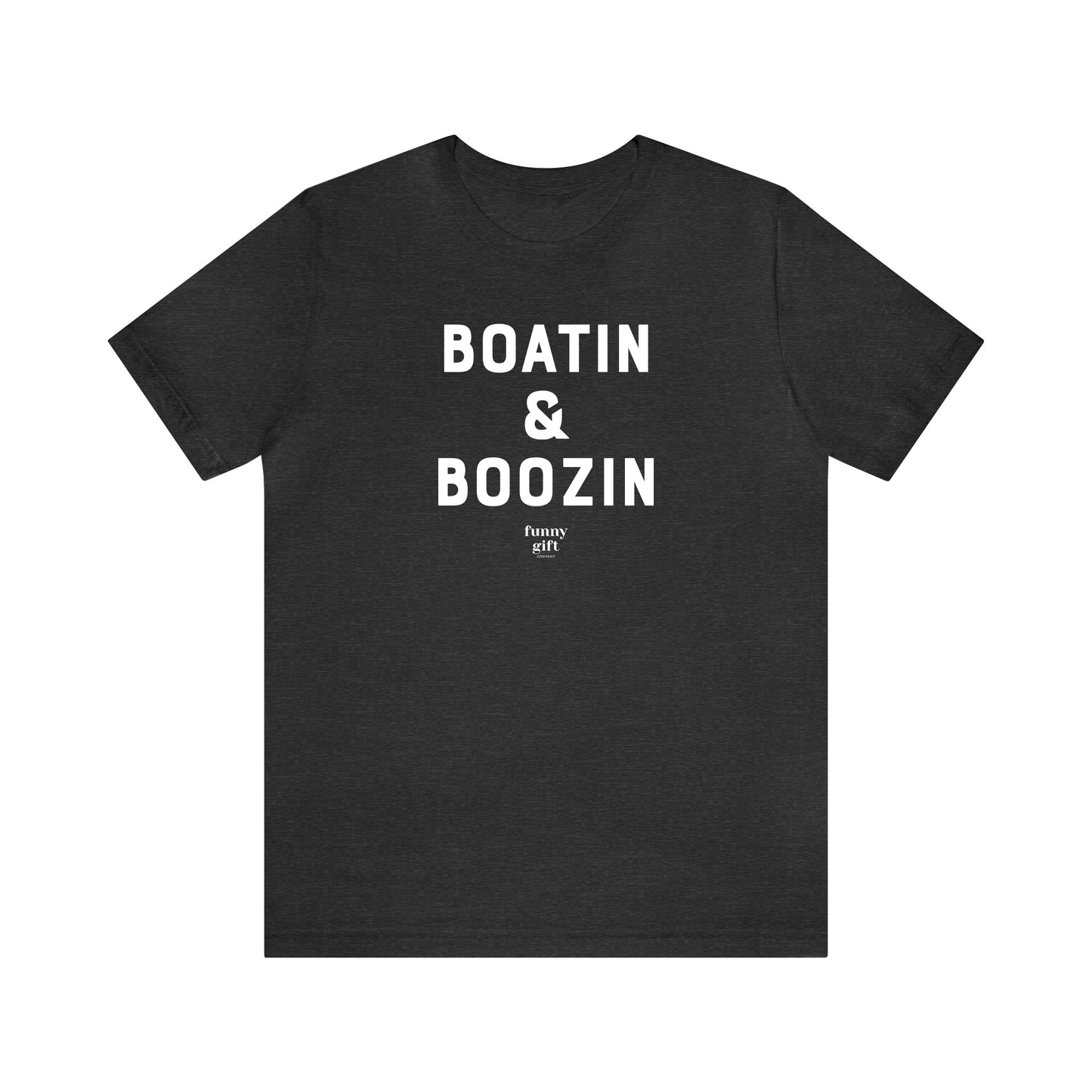 Funny Shirts for Women - Boatin & Boozin - Women's T Shirts