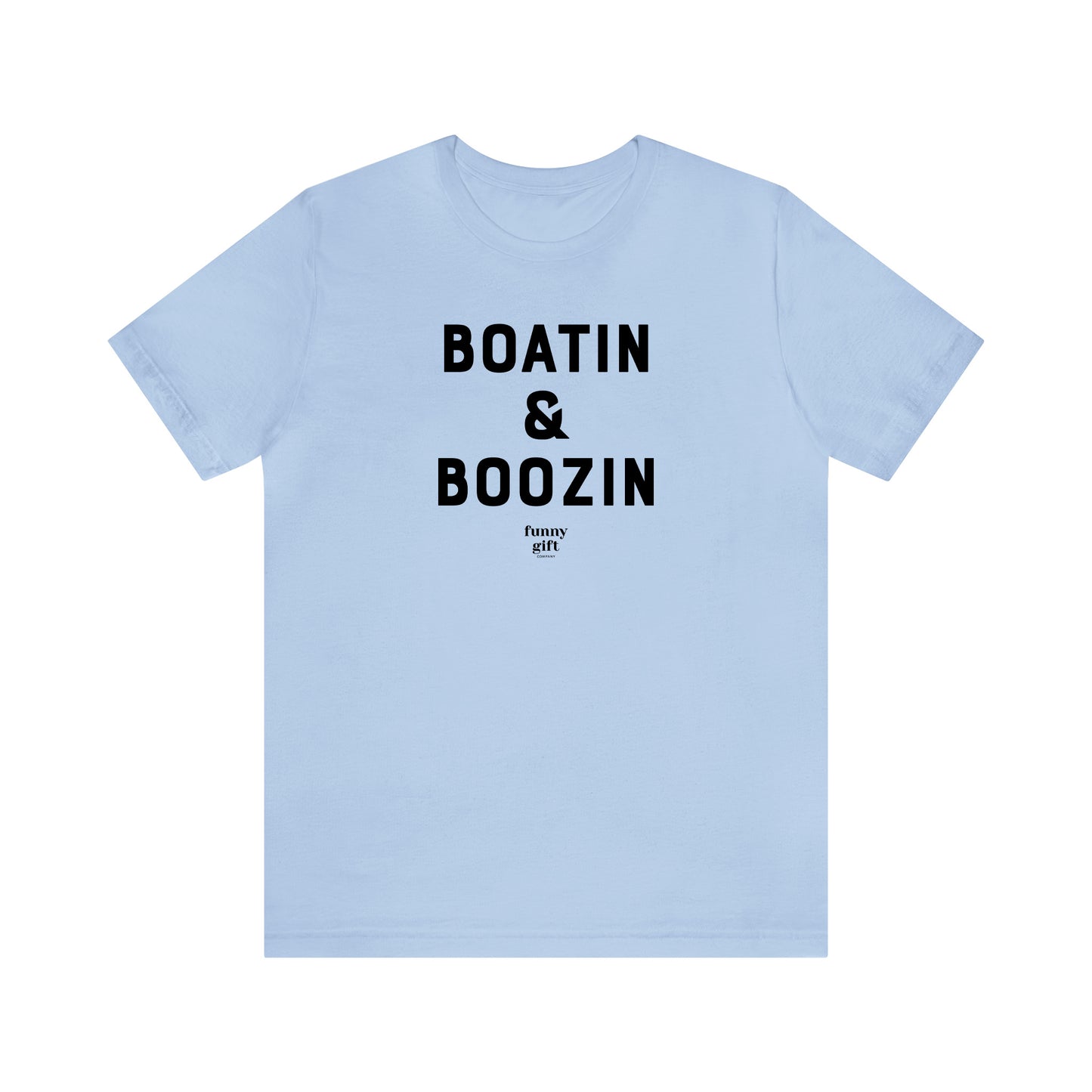 Funny Shirts for Women - Boatin & Boozin - Women's T Shirts