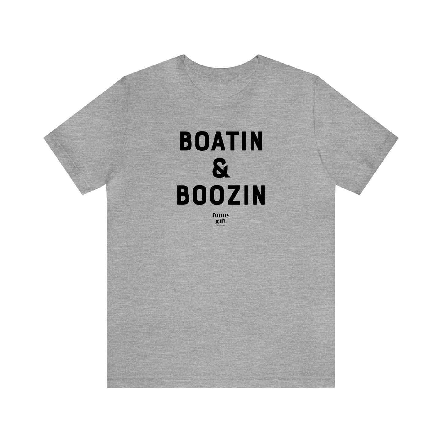 Funny Shirts for Women - Boatin & Boozin - Women's T Shirts